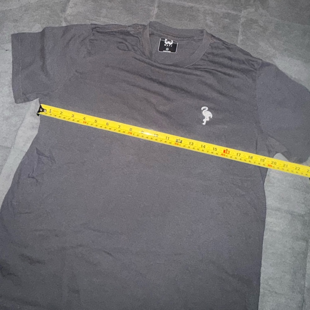Charcoal Flamingo Emblem Tee - Picture 6 of 7